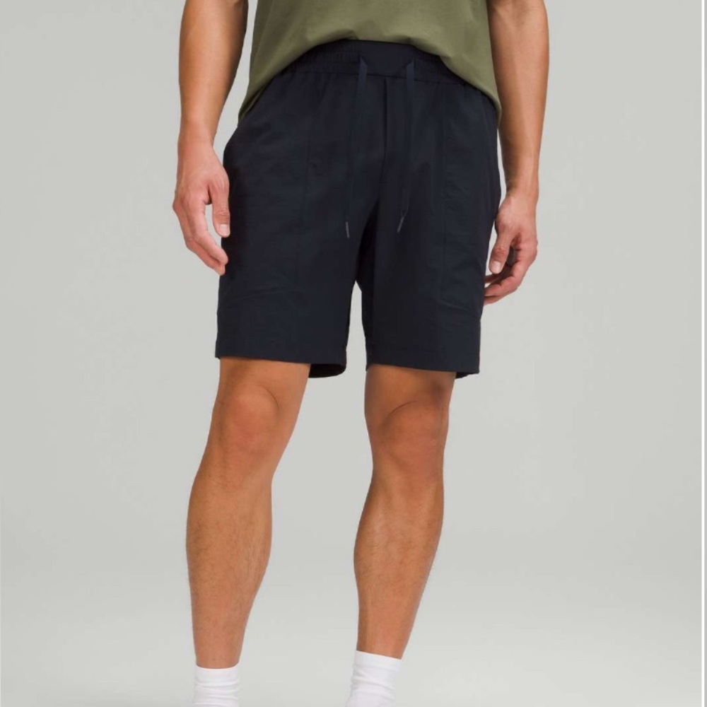 Lululemon Bowline Short 8" Stretch Ripstop - Navy - Picture 1 of 15